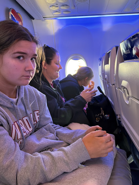 Chad traveling with his family