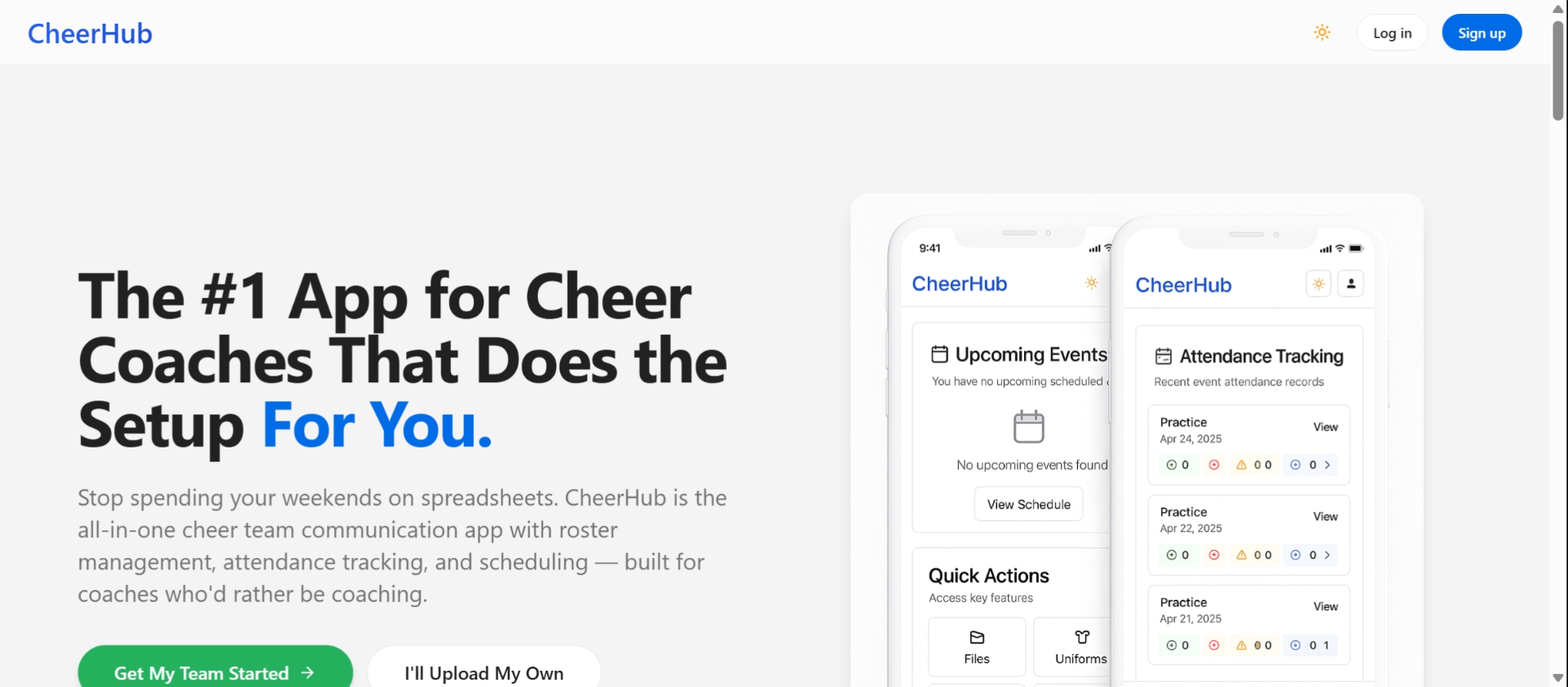 lovable ai website builder cheerhub.pro