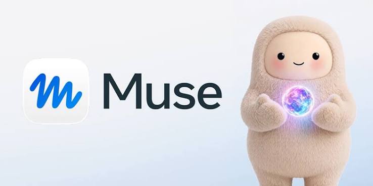 Muse logo with mascot